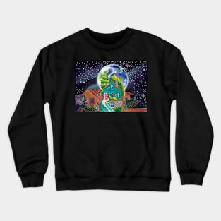 Two story house Crewneck Sweatshirt